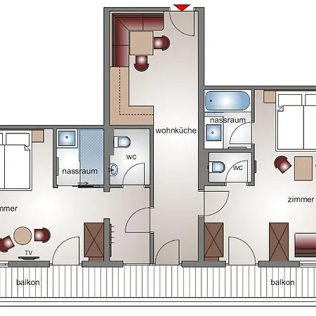 Garni Matthaeuserhof アパートホテル